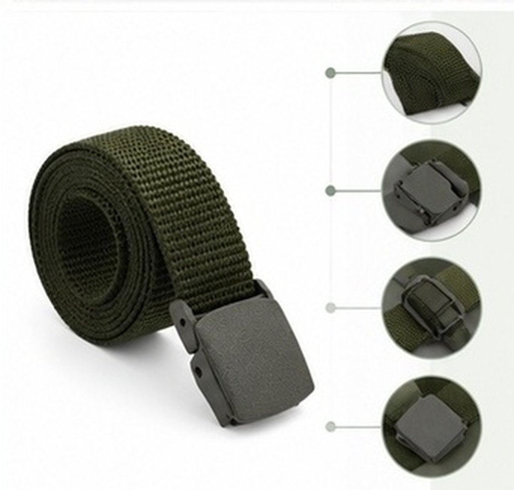 Outdoor Sports Adventure - メンズ用、調整可能なナイロン製タクティカルベルト – アドベンチャー、スポーツ、および実用的な用途に最適な、耐久性に優れたアウトドアウエストベルト。