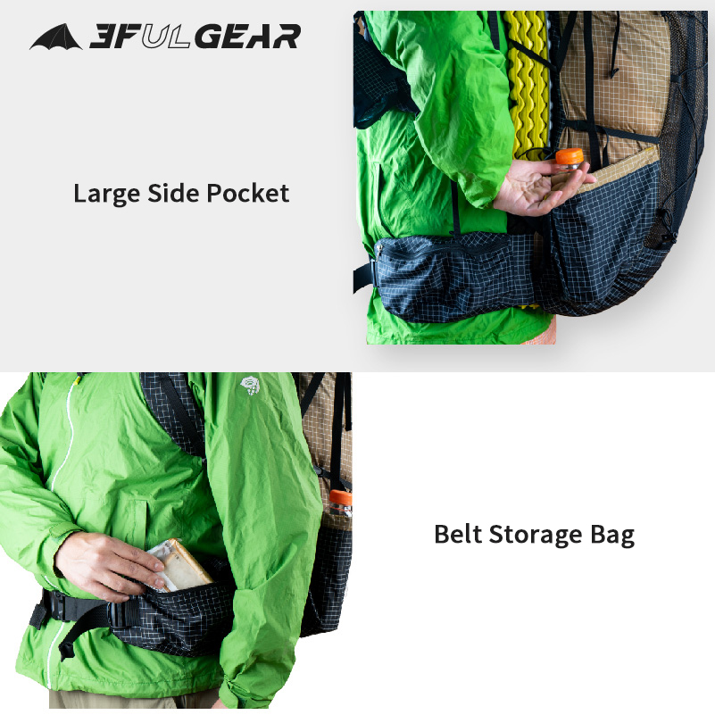 3f ulギア-超軽量防水バックパック、スポーツバッグ、耐水 - Outdoor Sport Climbing Gear のレビューと価格